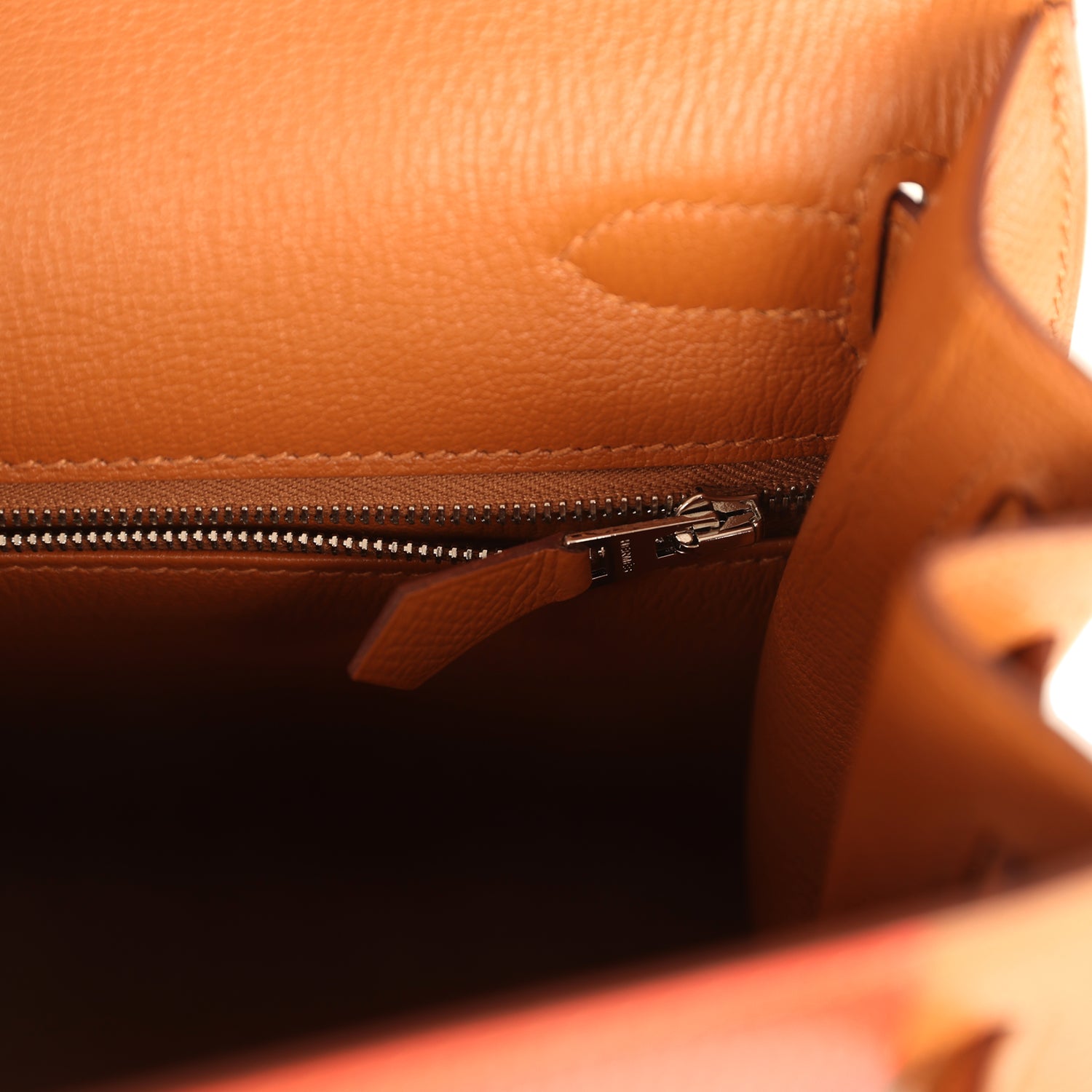 Kellygraphie Kelly Sellier 28 "Lettre H" Gold Epsom Palladium Hardware Bag