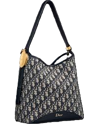 Medium Dior Medaillon Bucket Blue Dior Bag