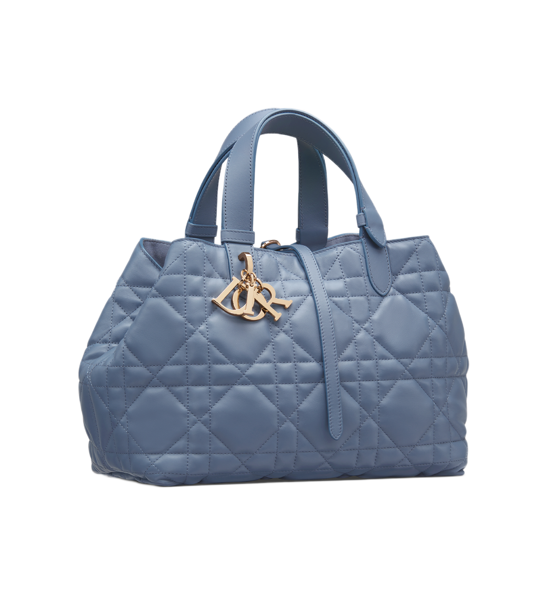 Medium Dior Toujours Denim Blue Bag