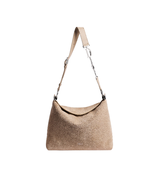 Medium Diorly Sabbia Suede Bag