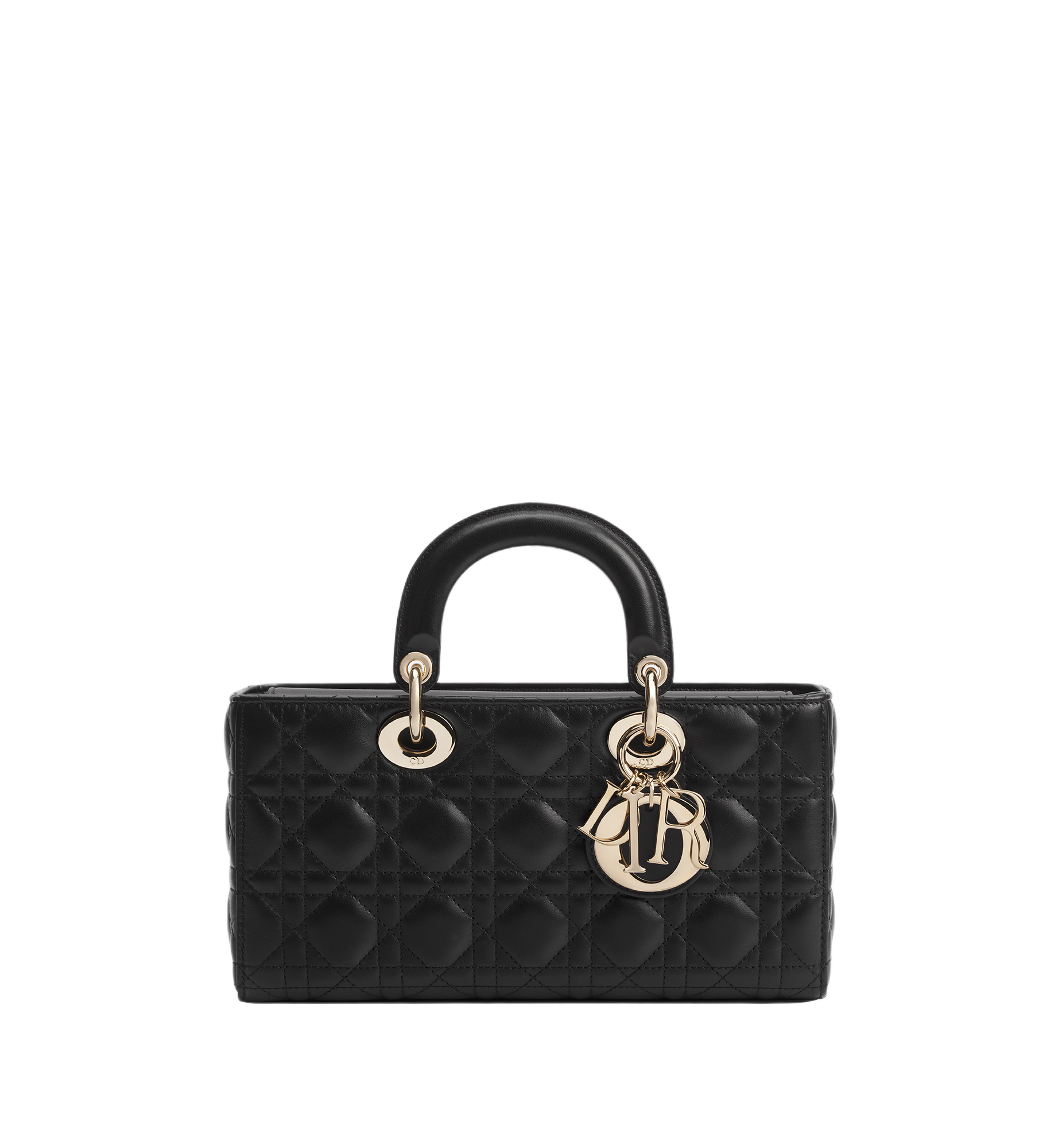 Medium Lady D-Joy Black Cannage Bag