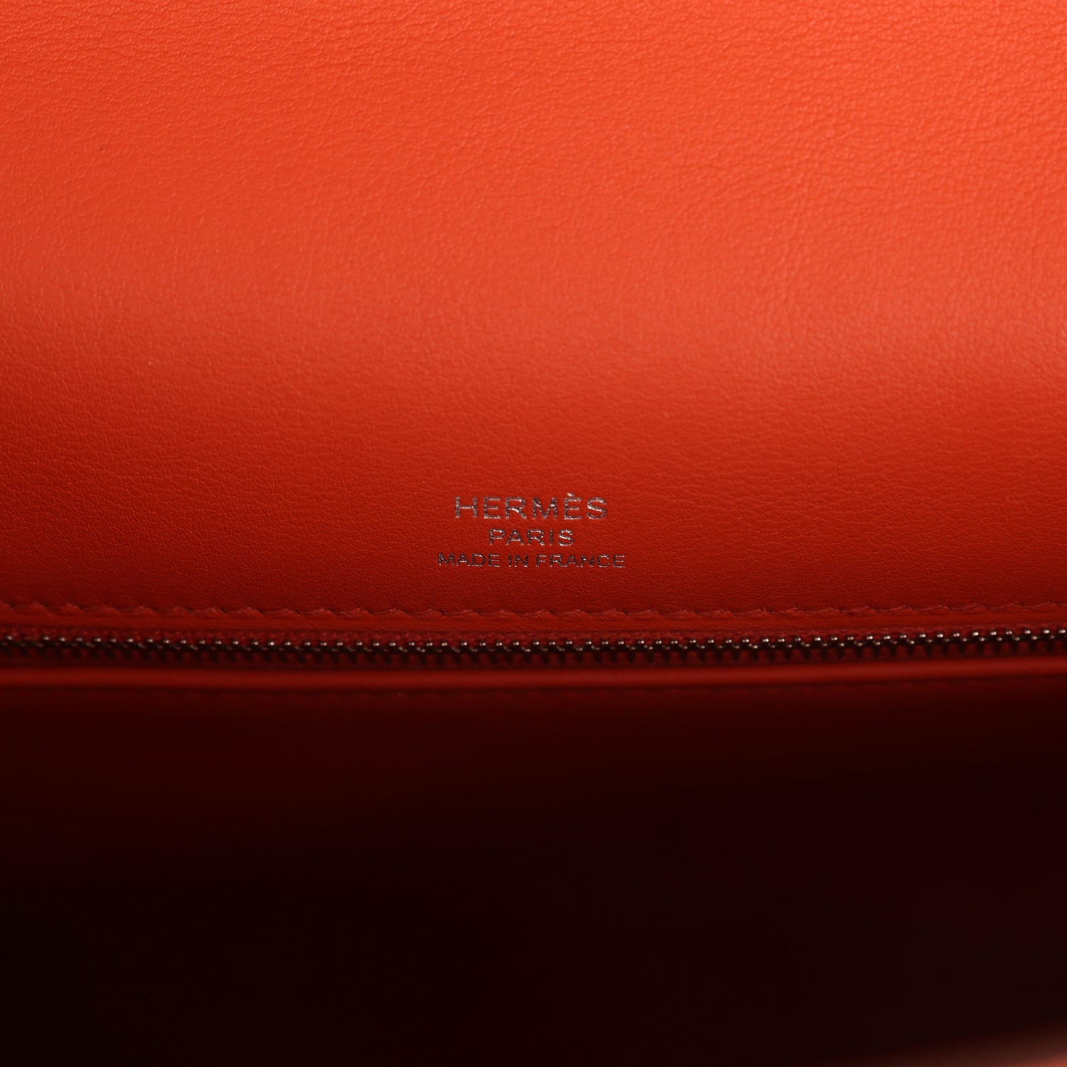 Quadrille Kelly Sellier 28 Brique Toile and Terre Battue Swift Palladium Hardware Bag