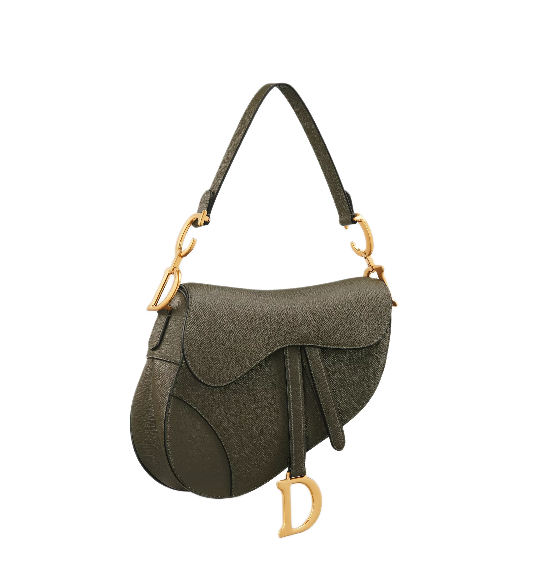 Saddle with Strap Olive Taupe Bag