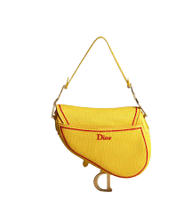 Saddle with Strap Yellow Bag