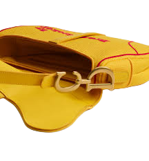 Saddle with Strap Yellow Bag