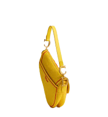 Saddle with Strap Yellow Bag