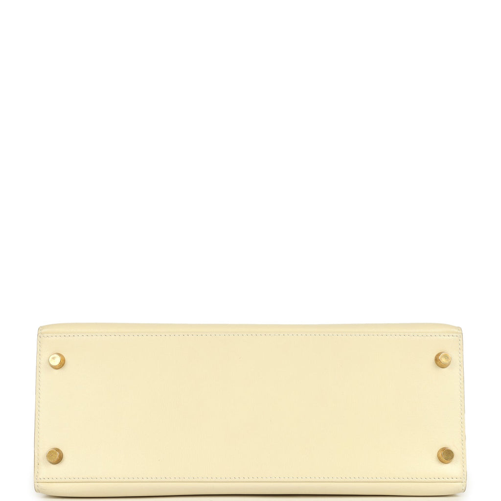 Vintage Kelly Sellier 28 Parchemin Box Gold Hardware Bag