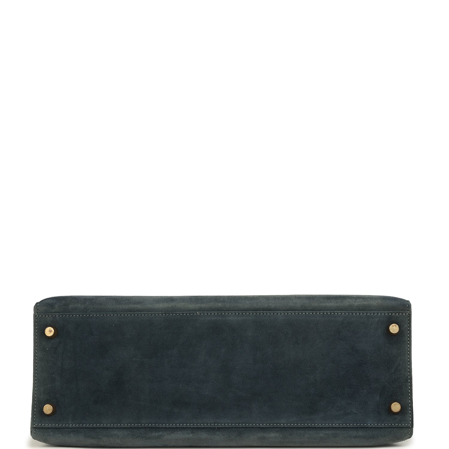 Vintage Kelly Sellier 32 Bleu Indigo Doblis Gold Hardware Bag